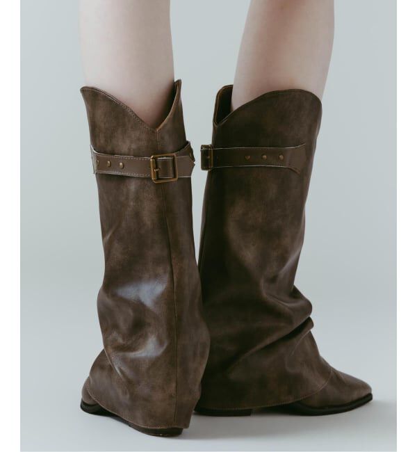 JOINT WORKS「Knuth Marf / クヌースマーフ western belted boots」|ロングブーツ|