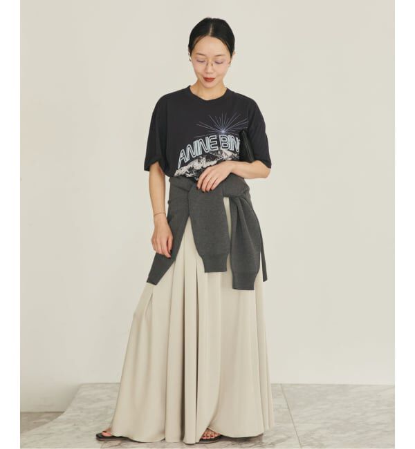 Plage「dull satin gather スカート」|スカート|