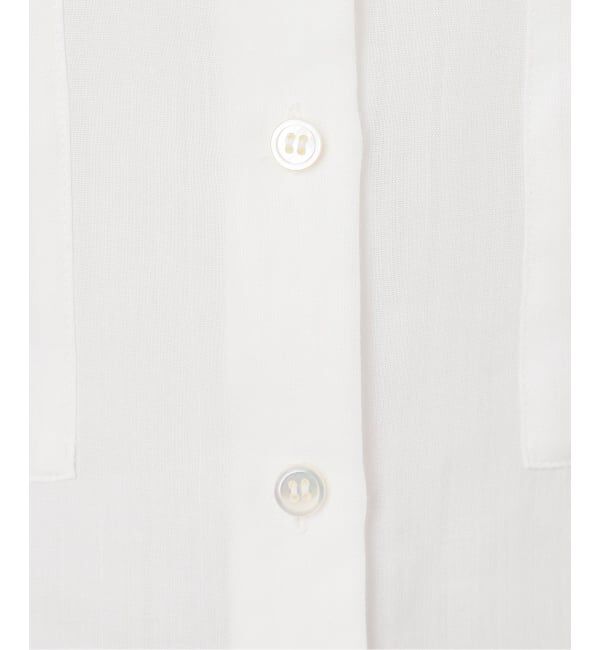 Plage「《追加》RAMIE LYOCELL CROPPED シャツ 2」|シャツ・ブラウス|