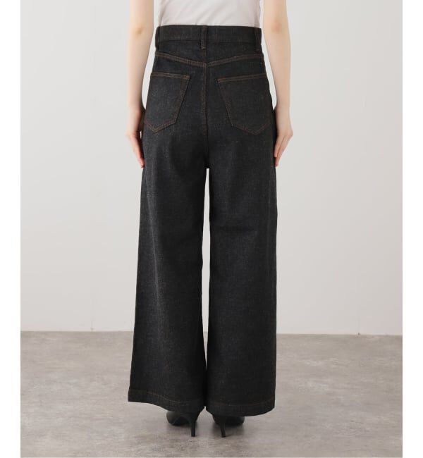 Plage「linen mix tuck デニムパンツ」|デニム|