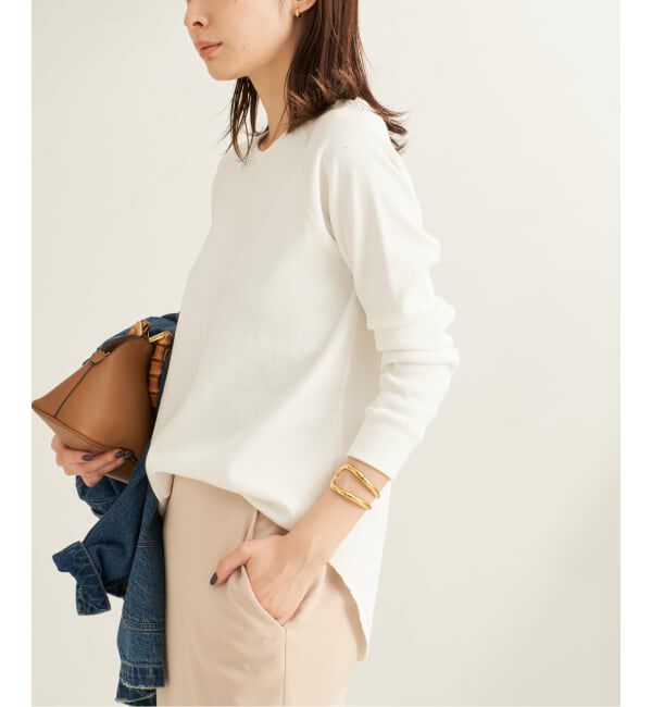 Plage「《追加》premiumフライス long Tシャツ」|Tシャツ・カットソー|