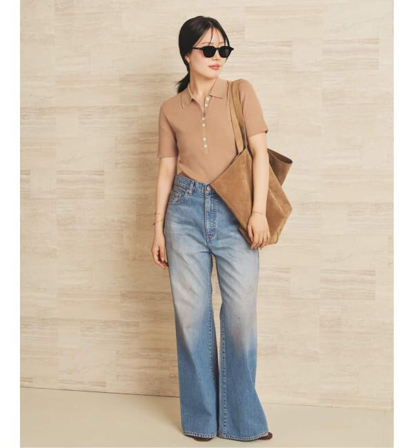 Plage「Collar Rib ニット」|ニット・セーター|