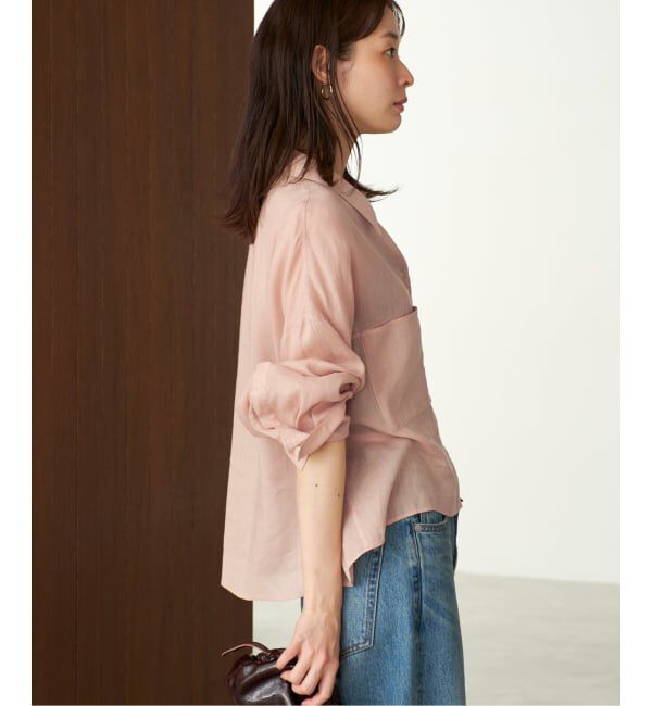 Plage「《追加》RAMIE LYOCELL CROPPED シャツ 3」|シャツ・ブラウス|