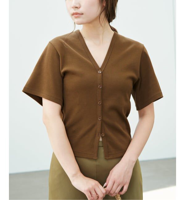 Plage「フライス カーデ TEE」|カーディガン|