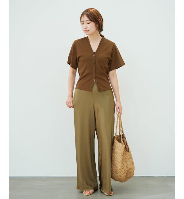 Plage「フライス カーデ TEE」|カーディガン|
