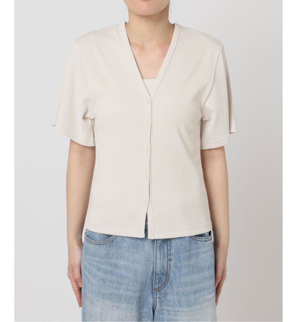 Plage「フライス カーデ TEE」|カーディガン|