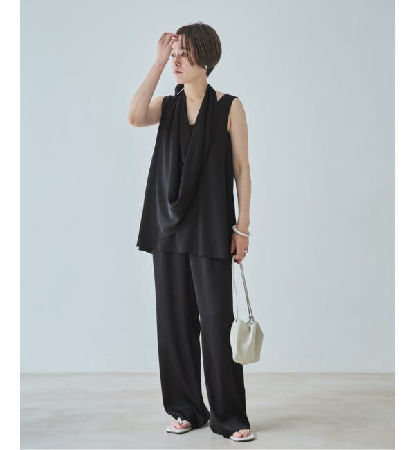 Plage「dull satin straight パンツ」|その他|