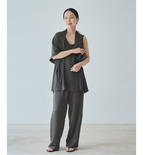 Plage「dull satin straight パンツ」|その他|