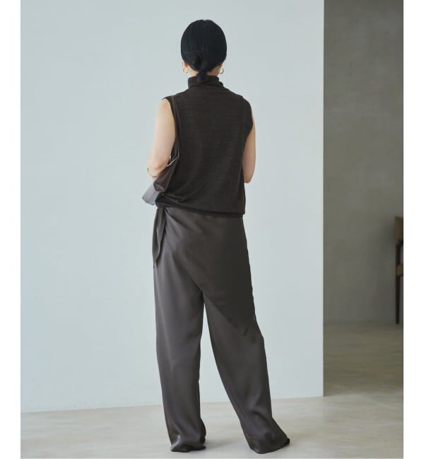 Plage「dull satin straight パンツ」|その他|