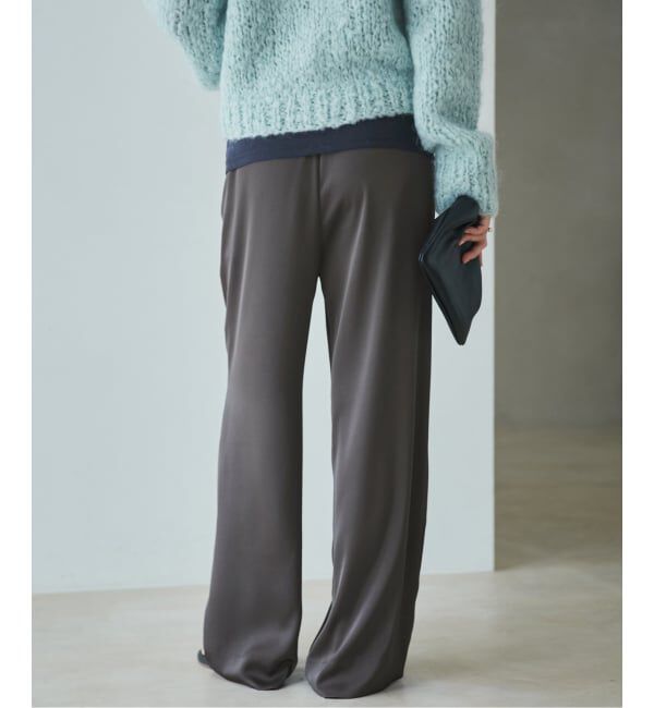 Plage「dull satin straight パンツ」|その他|