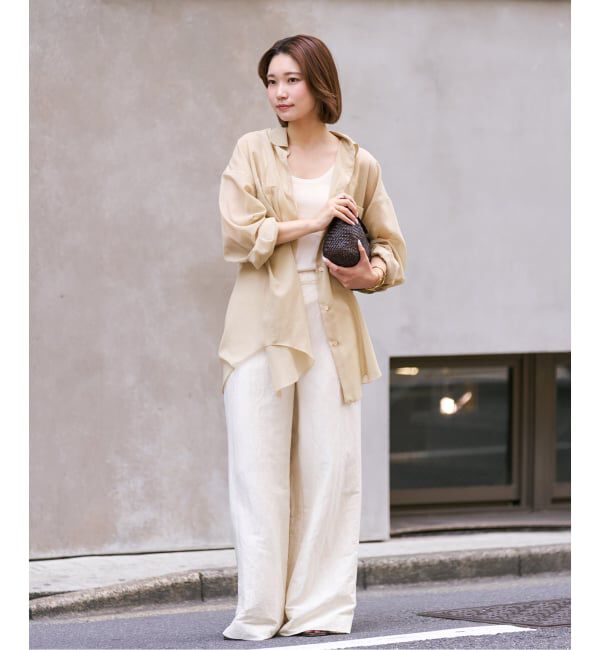 Plage「sheer cotton tunic シャツ」|シャツ・ブラウス|