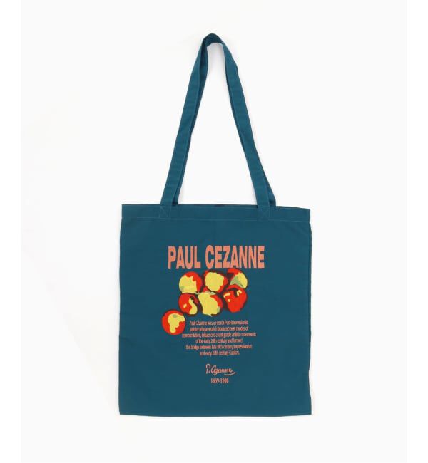 417 EDIFICE「NOT OEM CEZANNE APPLE TOTE」|トートバッグ|ネイビー