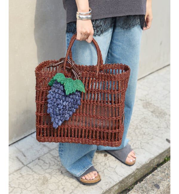 JOURNAL STANDARD「別注【VARNY &times; MARCOMONDE &times; JOURNAL STANDARD】 FRUITS BAG」|かごバッグ|