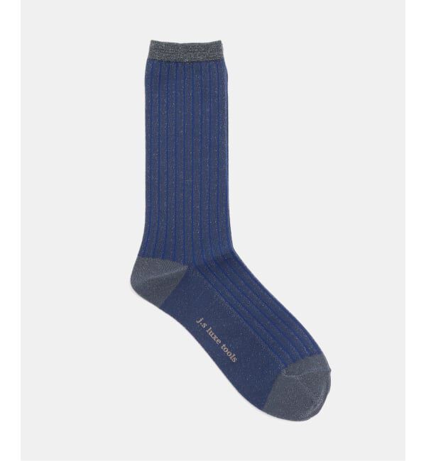 journal standard luxe「ラメSOCKS」|ソックス|ネイビー B
