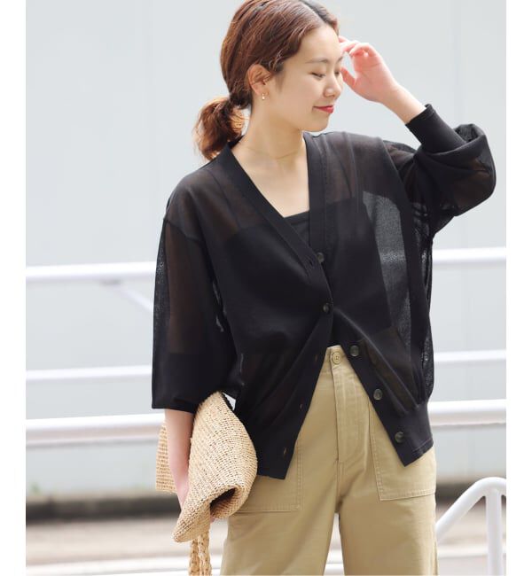 JOURNAL STANDARD relume「《追加2》サマーニットVネックカーディガン」|カーディガン|