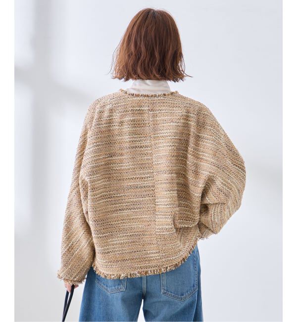 journal standard L'essage「GIOLICA TWEED ドルマンジャケット」|その他|