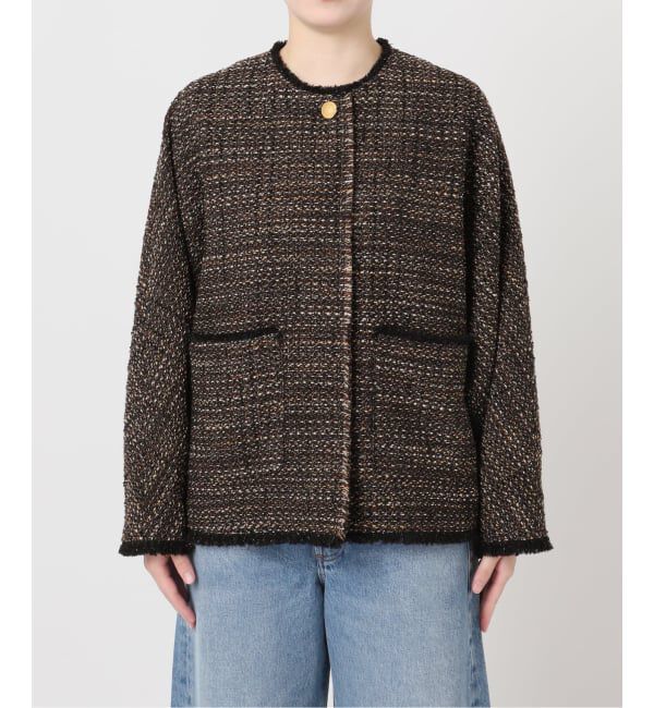 journal standard L'essage「GIOLICA TWEED ドルマンジャケット」|その他|