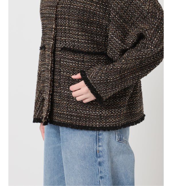 journal standard L'essage「GIOLICA TWEED ドルマンジャケット」|その他|