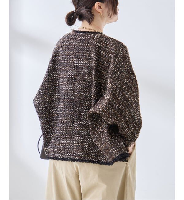 journal standard L'essage「GIOLICA TWEED ドルマンジャケット」|その他|