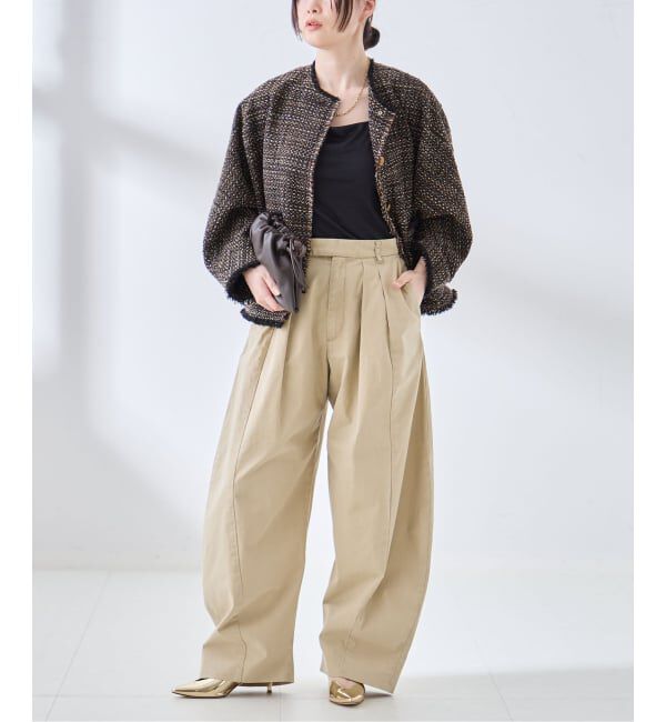 journal standard L'essage「GIOLICA TWEED ドルマンジャケット」|その他|