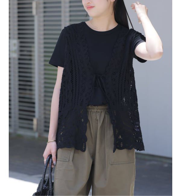 JOURNAL STANDARD relume「バテンレースジレ」|その他|ブラック