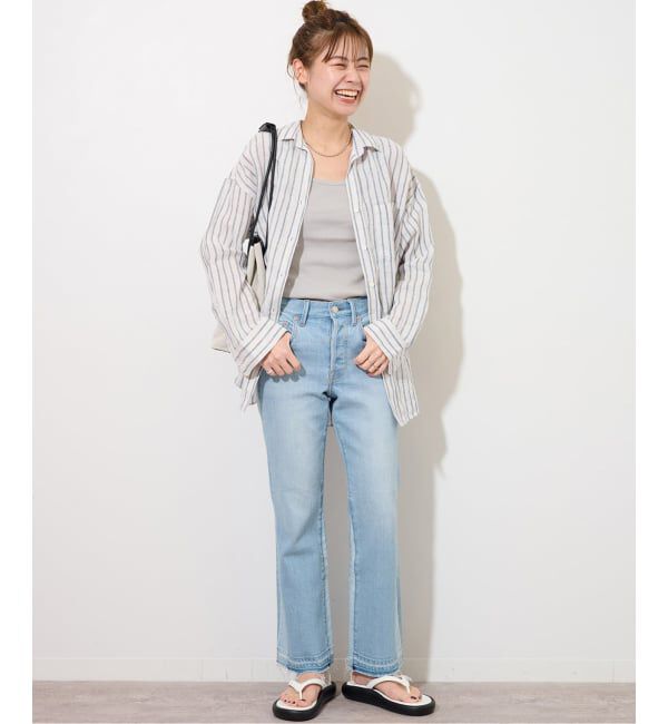 JOURNAL STANDARD relume「《追加3》オーガニックコットンマルドウテレコタンクトップ」|タンクトップ|