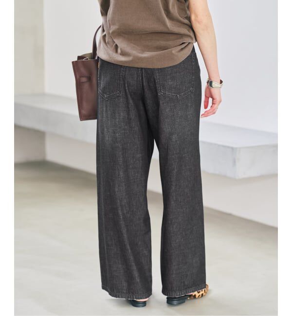 Spick and Span「5 1/2 DEEP RISELOOSE DENIM」|デニム|