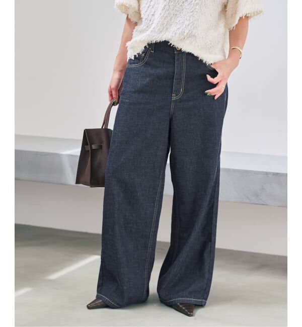 Spick and Span「5 1/2 DEEP RISELOOSE DENIM」|デニム|