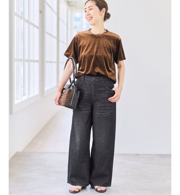 Spick and Span「5 1/2 DEEP RISELOOSE DENIM」|デニム|