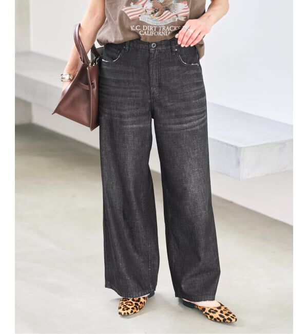 Spick and Span「5 1/2 DEEP RISELOOSE DENIM」|デニム|