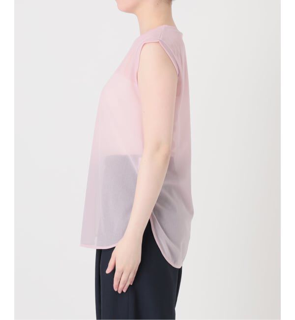  「【洗える】シアートリコットタンクトップ」|Tシャツ・カットソー|