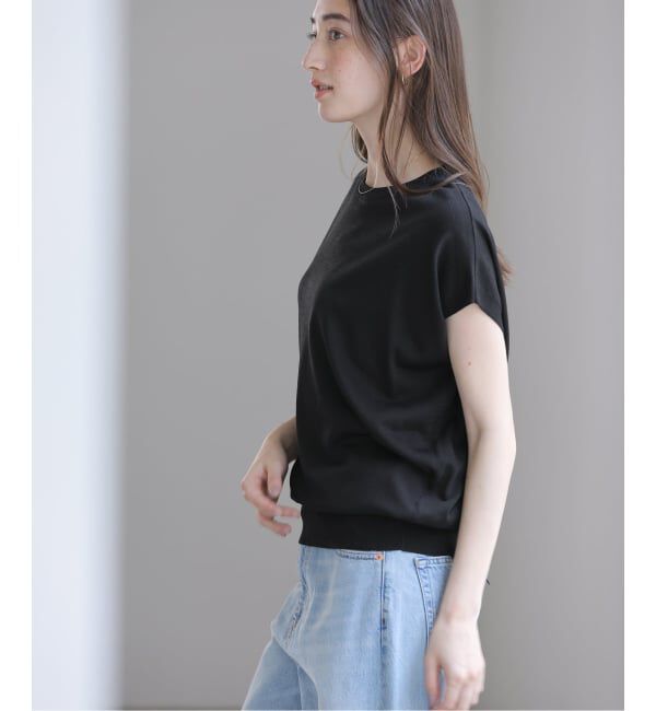  「《追加》【洗える】接触冷感ウォッシャブルフレンチプルオーバー」|ニット・セーター|