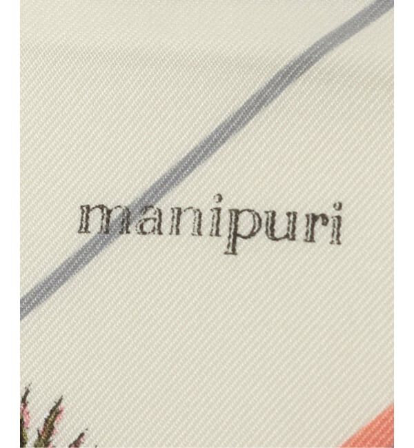  「manipuri マニプリ シルクスカーフ 65*65 ボタニカル」|バンダナ・スカーフ|