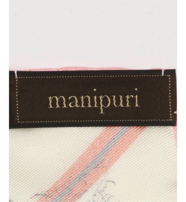  「manipuri マニプリ シルクスカーフ 65*65 ボタニカル」|バンダナ・スカーフ|