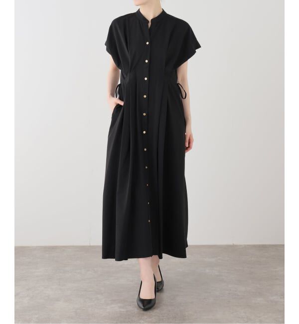 「【洗える】フレンチタックシャツワンピース」|ワンピース|