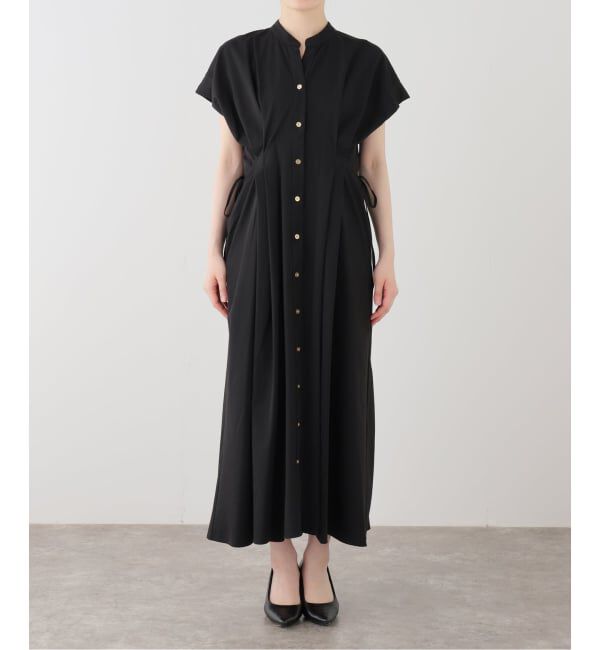  「【洗える】フレンチタックシャツワンピース」|ワンピース|