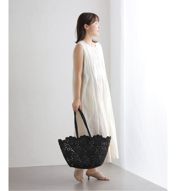  「HANDICRAFT SAIGON/ハンディクラフト サイゴン ジュートニットバッグ」|かごバッグ|