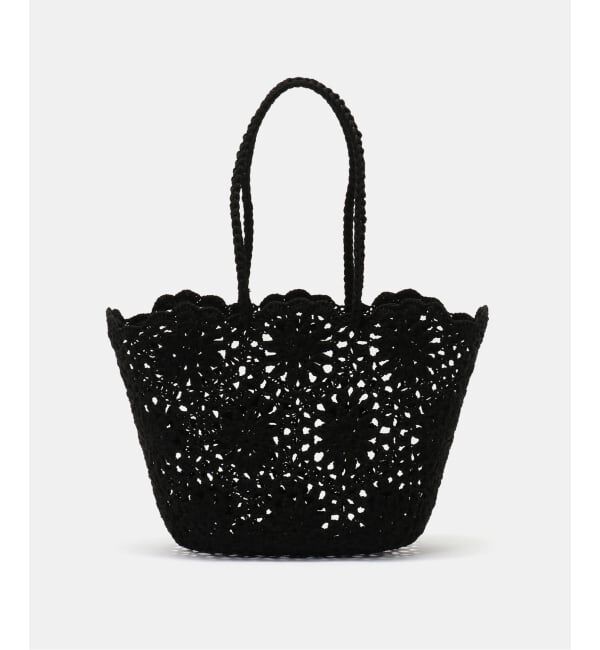  「HANDICRAFT SAIGON/ハンディクラフト サイゴン ジュートニットバッグ」|かごバッグ|