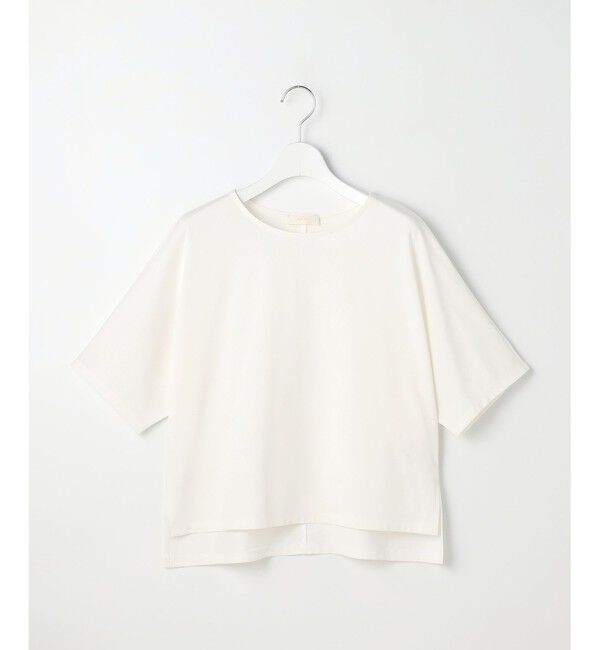 ANY SIS「ショート丈ドルマン５分袖 プルオーバー」|Tシャツ・カットソー|