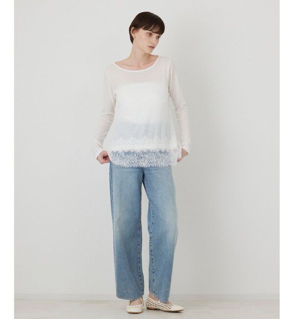 Diagram「レースヘムテレコカットトップ」|Tシャツ・カットソー|