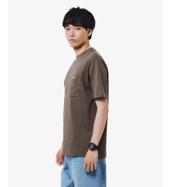 LACOSTE「アウトラインクロックポケット半袖Tシャツ」|Tシャツ・カットソー|