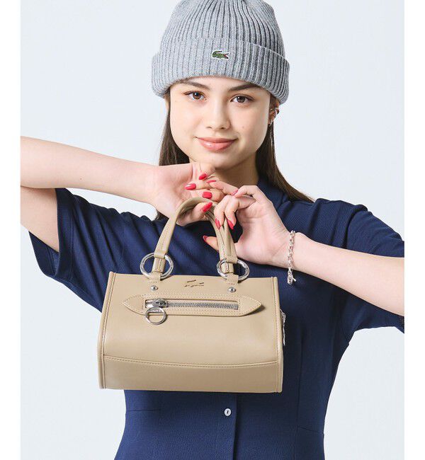 LACOSTE「セリス スモール トップハンドルバッグ」|ハンドバッグ|