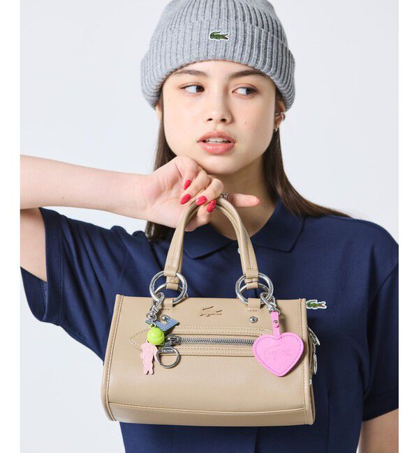 LACOSTE「セリス スモール トップハンドルバッグ」|ハンドバッグ|