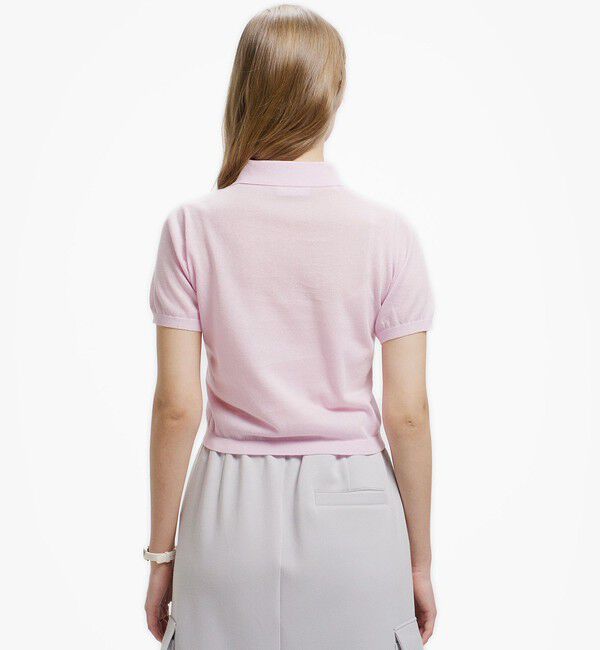 LACOSTE「シアーラメニットポロシャツ」|ポロシャツ|