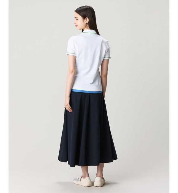 LACOSTE「カラー＆カフスラインスリムフィットポロシャツ」|ポロシャツ|