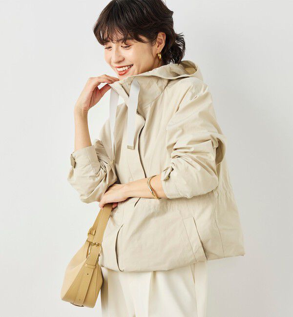 NOLLEY'S「【WEB＆一部店舗限定色アイテム】ウォッシャブル2WAY撥水フーテッドブルゾン」|ブルゾン・スタジャン|