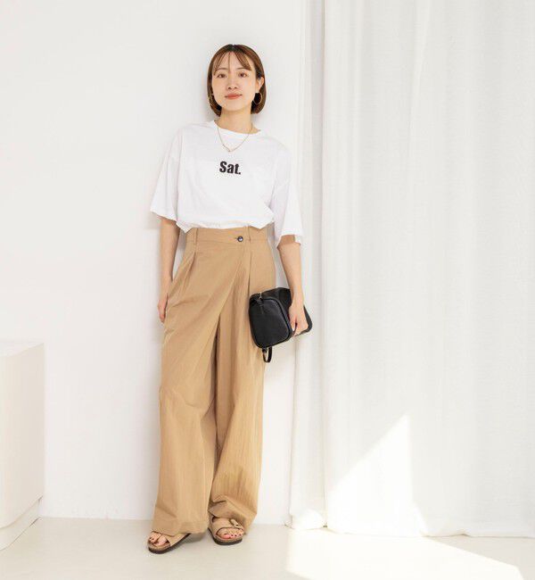 NOLLEY'S「【一部WEB限定サイズ】《撥水》ウォッシャブル撥水ワイドラップパンツ」|その他|