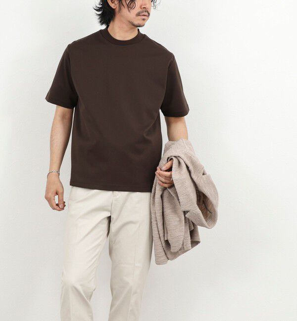 NOLLEY'S goodman「【BECシリーズ】《ビジカジ対応》超長綿ハイゲージポンチ ジャケットTシャツ 26SS」|Tシャツ・カットソー|