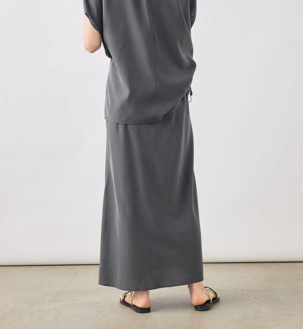NOLLEY'S「【WEB＆一部店舗限定】《セットアップ対応》ウォッシャブルサンドウォッシュナーロスカート」|スカート|