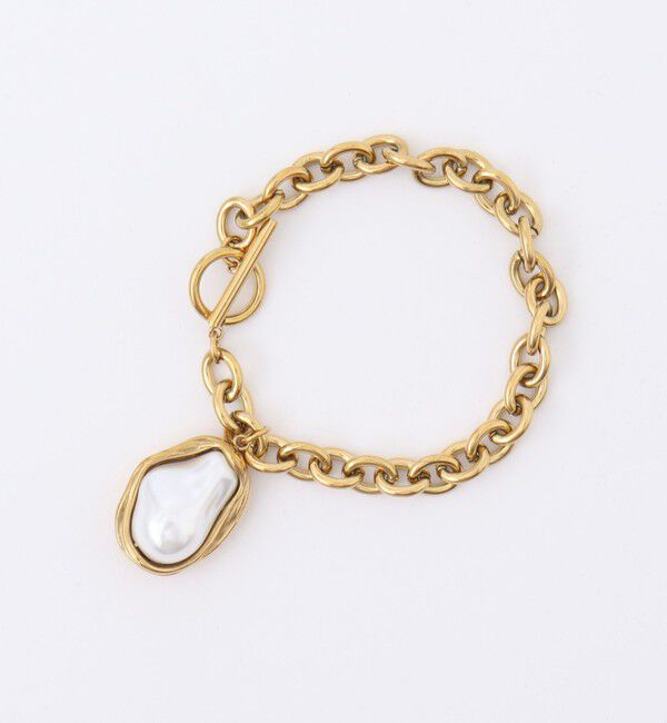 NOLLEY'S「【MERAKI/ メラキ】Oval Pearl Braceletオーバルパールブレスレット」|ブレスレット・バングル|
